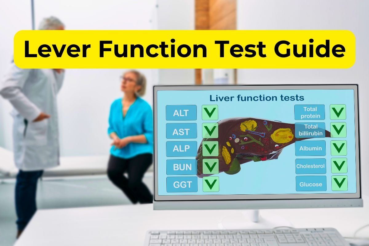 Diagram illustrating liver function tests and their components