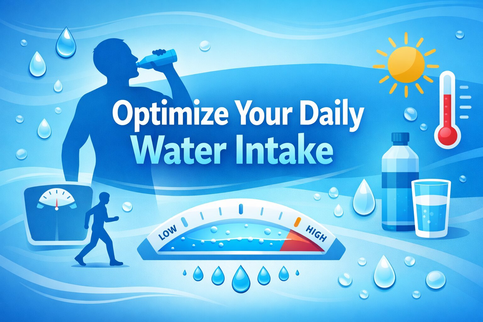 How much water to drink based on your weight, calculated with a hydration tool